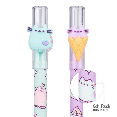 Ручка кулькова YES Pusheen 412079, синя