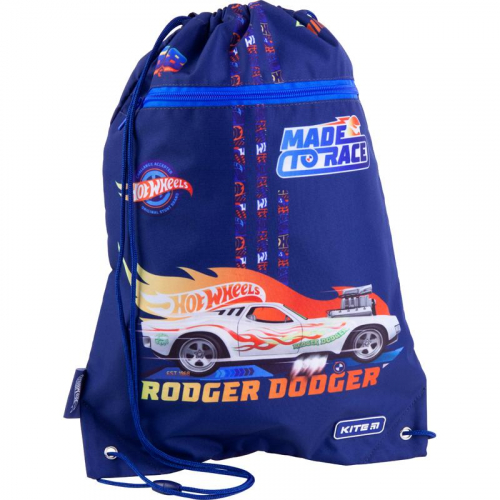 Сумка для взуття з кишенею Kite Education Hot Wheels HW21-601M-1