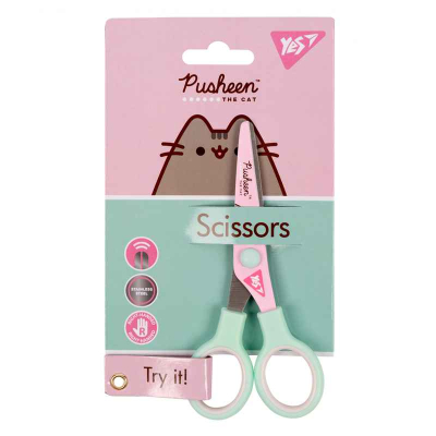 Ножиці YES Pusheen з принтом на лезі 480410, 13см