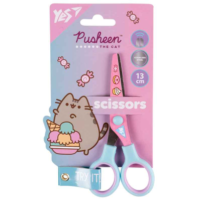 Ножиці Yes Pusheen з принтом на лезі 480437, 13см