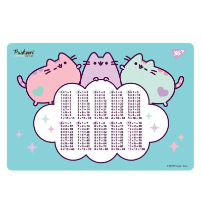 Підкладка для столу YES Pusheen 492046, таблиця множення