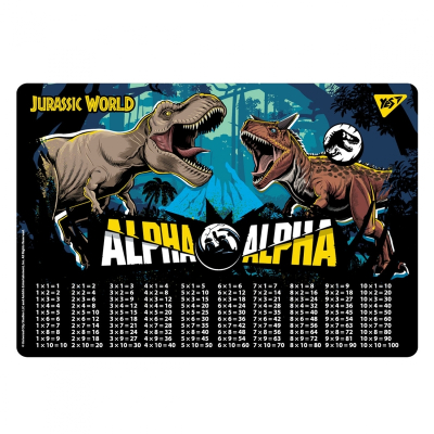 Підкладка для столу YES Jurassic World 492049 таблиця множення
