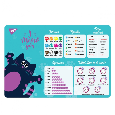 Підкладка для столу YES Kittycon 492055 англ.