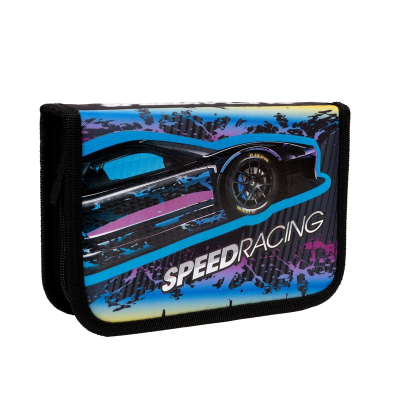 Пенал твердий 1Вересня HP-02 Speed Racing 533445 одинарний без клапана