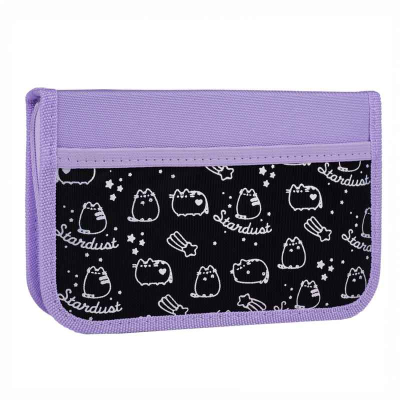 Пенал шкільний Yes Pusheen Shiny HP-04, 533628 одинарний з двома клапанами