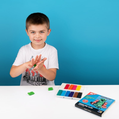 Пластилін YES Minecraft 540622, 12 кольорів 240 г