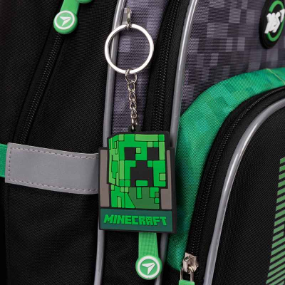 Рюкзак шкільний напівкаркасний YES Minecraft World S-91, 550006