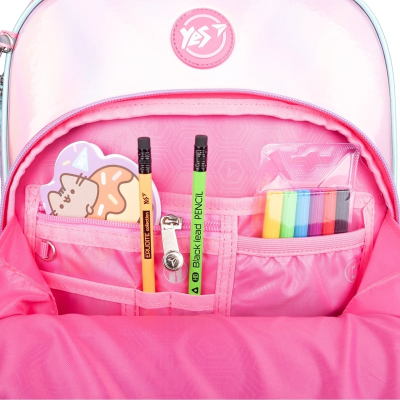 Рюкзак школьный каркасный YES Barbie S-78, 552124