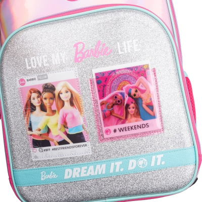 Рюкзак школьный каркасный YES Barbie S-78, 552124