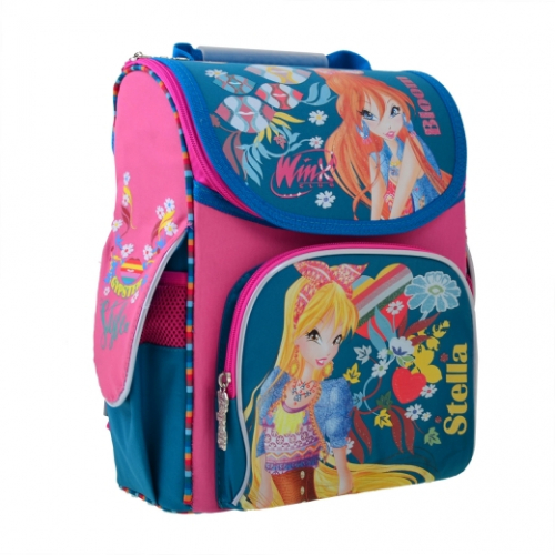 Рюкзак шкільний каркасний 1 Вересня H-11 Winx mint 555188