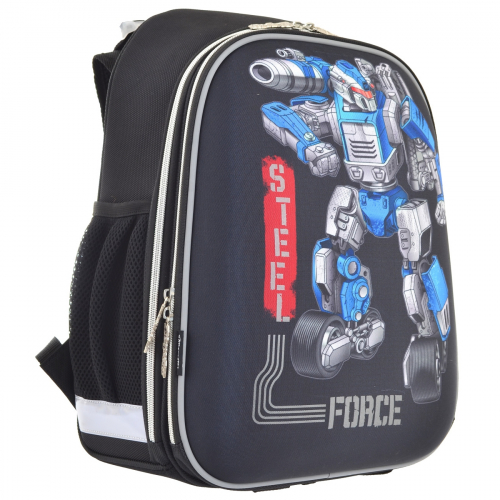 Рюкзак шкільний каркасний 1 Вересня H-12 Steel Force 555950