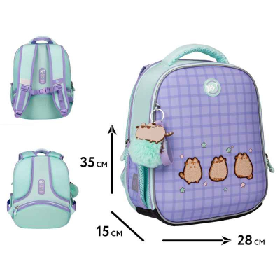 Рюкзак шкільний каркасний YES Pusheen the Cat H-100, 559850