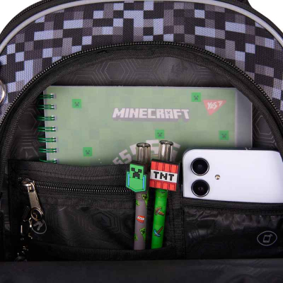 Рюкзак шкільний напівкаркасний YES Minecraft World S-109, 559882