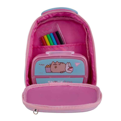 Рюкзак YES Pusheen із ланчбоксом та фломастерами всередині