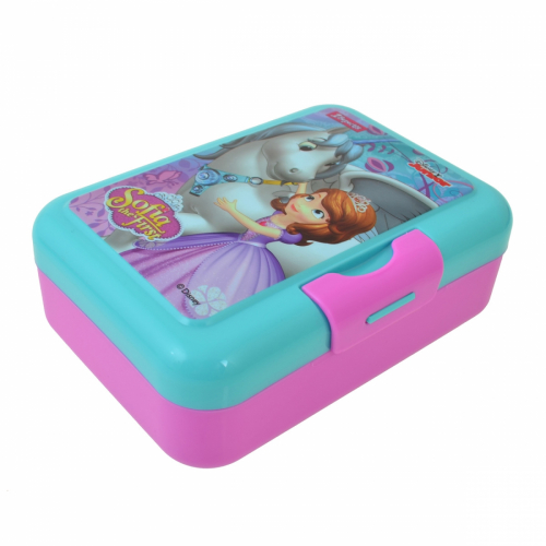 Контейнер для їжі YES "Sofia The First", 450 мл, з ложкою та виделкою