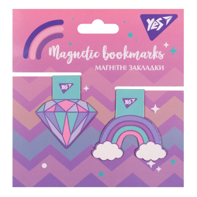Закладки магнітні YES Glamour 707918, 2шт