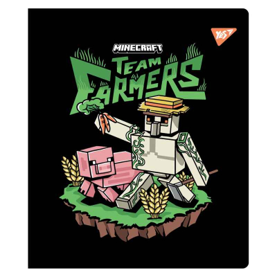 Зошит шкільний YES Minecraft. Team 767503, 12 арк. коса лінія
