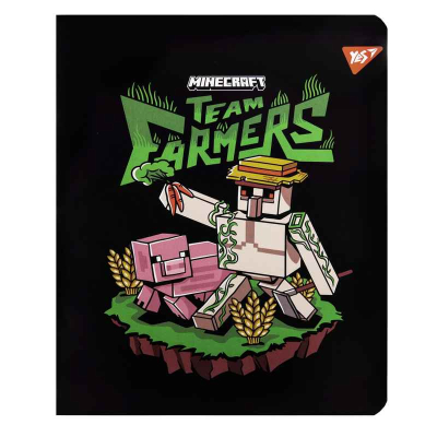Зошит шкільний YES Minecraft Team 767522, 18 арк. клітинка