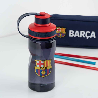 Пляшечка для води Kite FC Barcelona BC25-397, 500 мл, синя