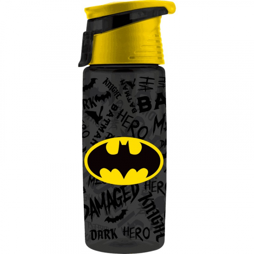 Пляшечка для води Kite DC Comics DC22-401, 550 мл, чорна