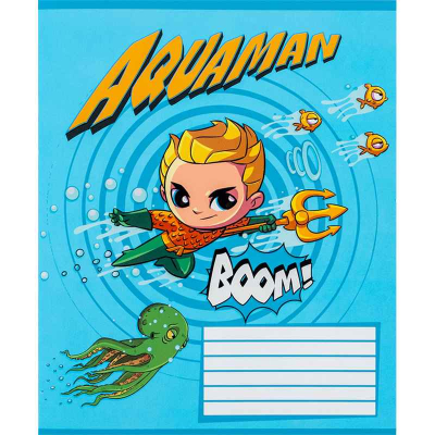 Зошит шкільний Kite DC Comics DC24-235, 12 аркушів, коса лінія