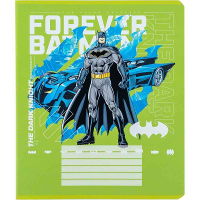 Зошит шкільний Kite DC Comics DC24-236, 18 аркушів, клітинка