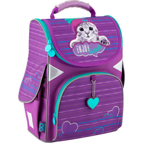 Рюкзак GoPack Education Каркасний GO20-5001S-5 Funny cat