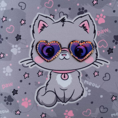Рюкзак GoPack Education напівкаркасний GO24-165M-3 Meow