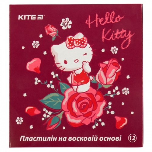 Пластилін восковий Kite Hello Kitty HK19-1086, 12 кольорів, 240 г
