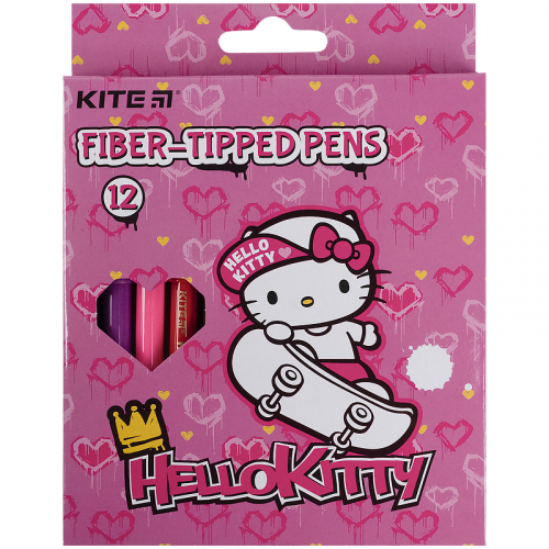 Фломастери Kite Hello Kitty HK21-047, 12 кольорів