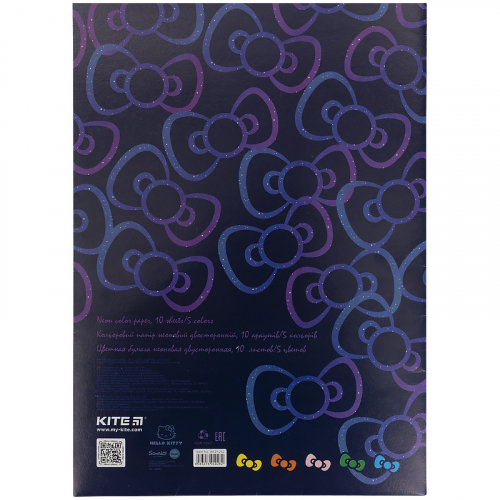 Папір кольоровий неоновий Kite Hello Kitty HK21-252