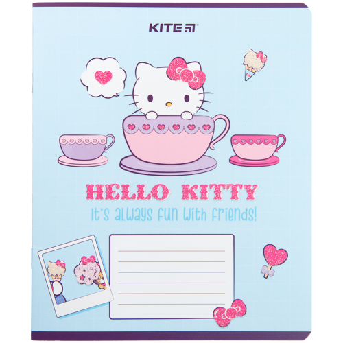 Зошит шкільний Kite Hello Kitty HK23-236, 18 аркушів, клітинка