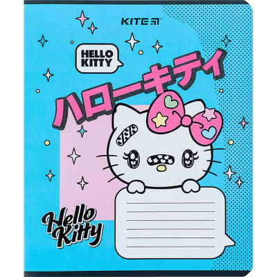 Зошит шкільний Kite Hello Kitty HK24-232-1, 12 аркушів, клітинка