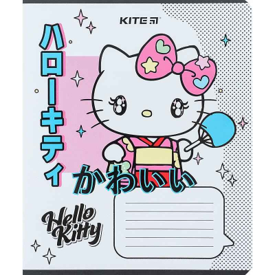 Зошит шкільний Kite Hello Kitty HK24-232-1, 12 аркушів, клітинка
