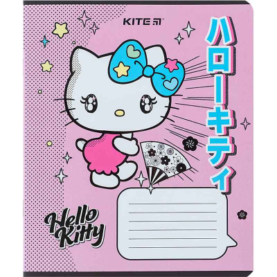Зошит шкільний Kite Hello Kitty HK24-232-1, 12 аркушів, клітинка