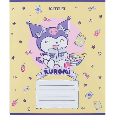 Зошит шкільний Kite Kuromi HK24-235-2, 12 аркушів, коса лінія