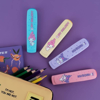 Маркер Highlighter Kite Kuromi HK24-444, набір з 4-х кольорів