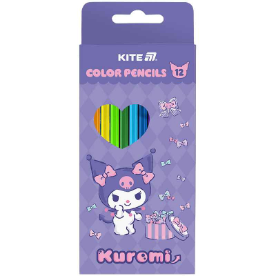 Олівці кольорові Kite Kuromi HK25-051-2, 12 шт.