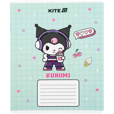 Зошит шкільний Kite Kuromi HK25-232-4, 12 аркушів, клітинка