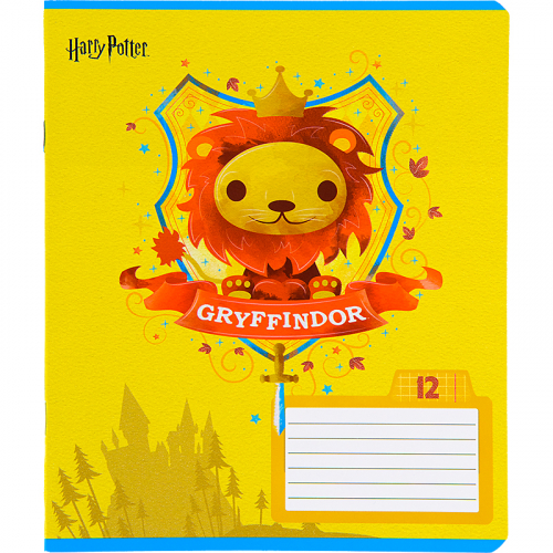 Зошит шкільний Kite Harry Potter HP22-232, 12 аркушів, клітинка