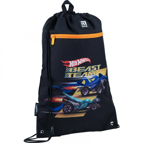 Сумка для обуви с карманом Kite Education Hot Wheels HW22-601M-3