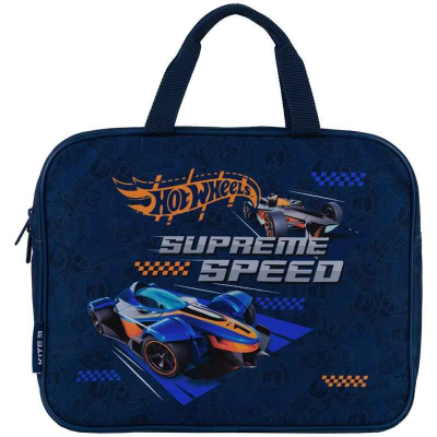 Шкільна текстильна сумка Kite Hot Wheels HW24-589, 1 відділення, A4