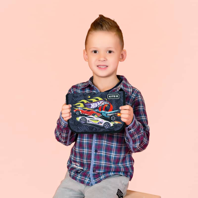 Пенал без наповнення Kite Hot Wheels HW24-621, 1 відділення, 1 відворот