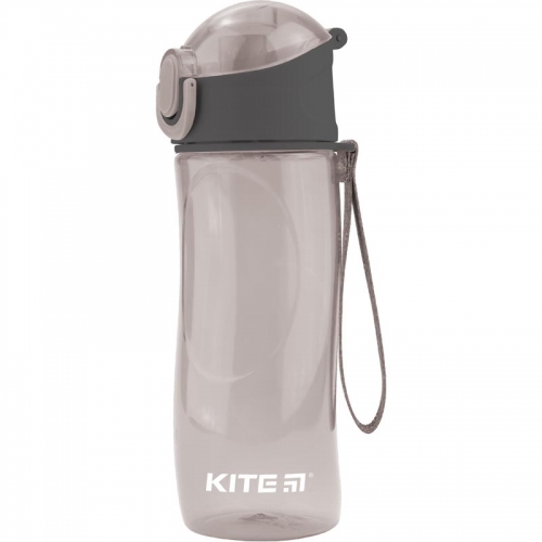 Пляшечка для води Kite 530 мл, сіра