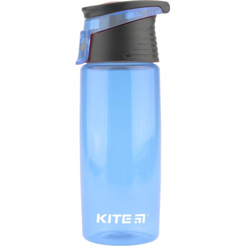 Пляшечка для води Kite 550 мл, блакитна.