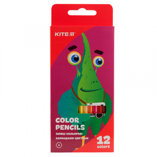 Олівці кольорові Kite Jolliers K19-051-5, 12 кольорів