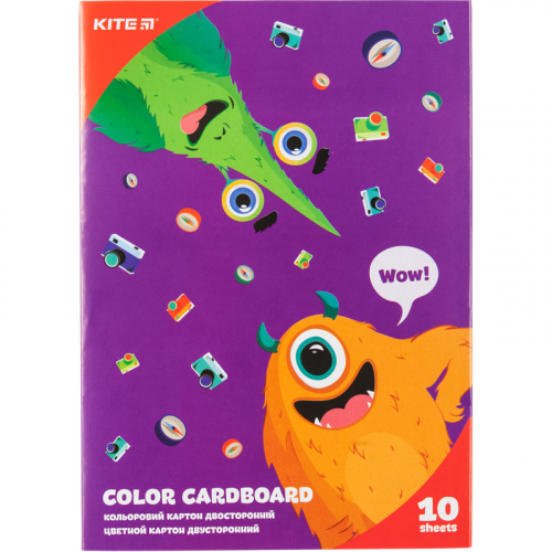 Картон кольоровий двосторонній Kite Jolliers K20-289, А5