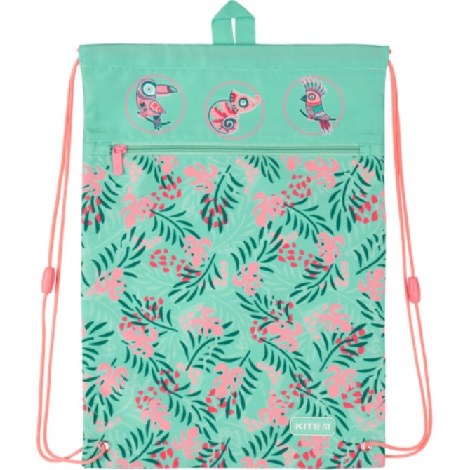 Сумка для взуття з кишенею Kite Education Tropical K20-601M-25