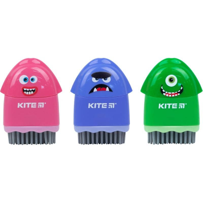 Точилка з контейнером та гумкою Kite Faces K21-365, асорті