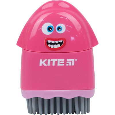 Точилка з контейнером та гумкою Kite Faces K21-365, асорті